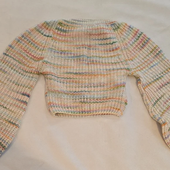 Blue Blush Pastel Knit Women's Sweater - Picture 7 of 7